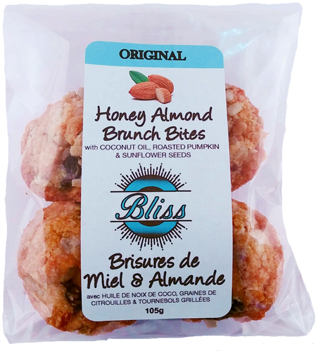 Honey Almond Brunch Bites 4 packs - Bliss Specialty Foods